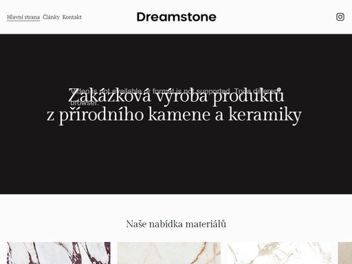 jsme partnerem stavebních firem, architektů, kameníků a koncových klientů. 
zakázkově realizujeme nejnáročnější projekty. dovážíme nejexotičtější 
přírodní kameny, které jsou dominantním prvkem každého projektu.