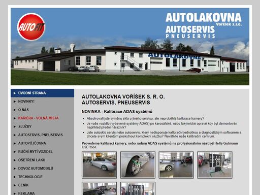 autolakovna voříšek, autoservis, pneuservis