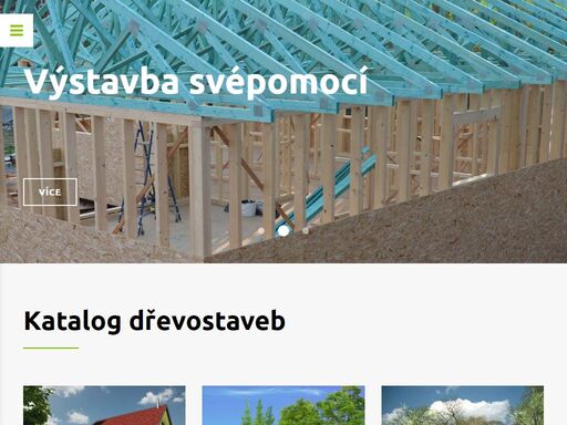 specializujeme na pasivní domy. zajišťujeme projekty, stavbu domů a také dřevostavby svépomocí. naše domy navíc splňují podmínky pro získání dotace zelená úsporám.