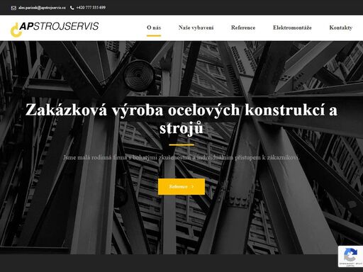 jsme malá rodinná firma s bohatými zkušenostmi a individuálním přístupem k zákazníkovi. zabýváme se zakázkovou výrobou ocelových konstrukcí a strojů.