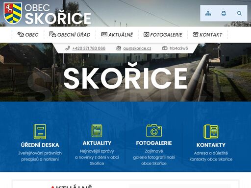 obec skořice