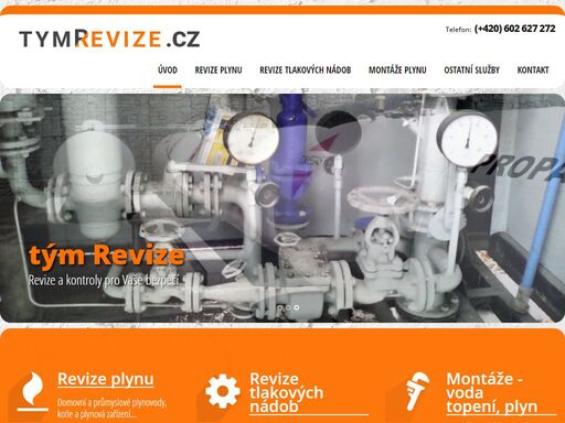 revize a montáže plynu, tlakových nádob, plynových kotlů včetně kontrol plynových zařízení. nabídka vypracování dokumentace plynu. školení obsluhy na pracovištích.