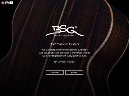 bsg guitars - musical instruments, výrobce špičkových akustických kytar