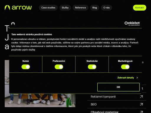 kreativní reklamní agentura ? využíváme moderní komunikační kanály, které vám pomohou k měřitelnému růstu a splnění cílů.