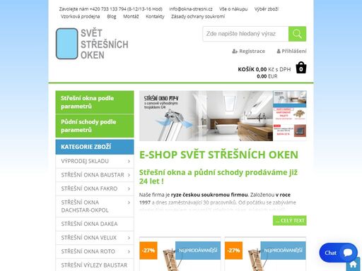 střešní okna včetně montáže. střešní okna předních výrobců za výrazné slevy. dodáváme střešní okna fakro, roto, velux, dachstar, okpol.
