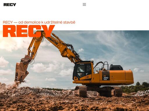 nabízíme demolice, recyklace a zemní práce. třídíme a znovu využíváme stavební materiály, což sníží vaše náklady až o 75 %.