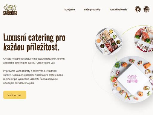 chcete kvalitní občerstvení na oslavu narozenin, firemní akci nebo catering na svatbu? jsme tu pro vás. v subedna vám připravíme dobroty z čerstvých a kvalitních surovin. od malého pohoštění doma pro přátele nebo rodinu až po výjimečné události. žádná oslava se neobejde bez dobrého jídla.