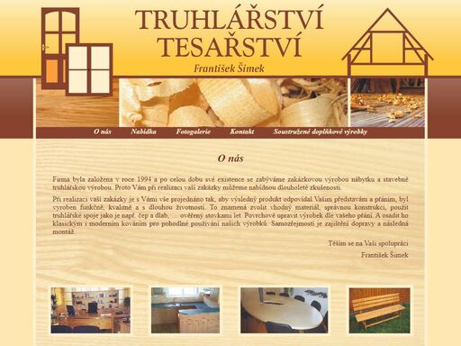truhlářství - tesařství františek šimek