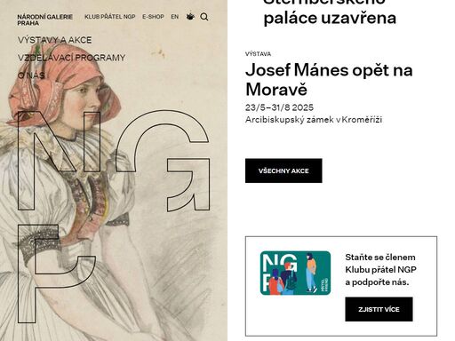 nejstarší kulturní instituce v čr, která spravuje největší a nejvýznamnější uměleckou sbírku na našem území.