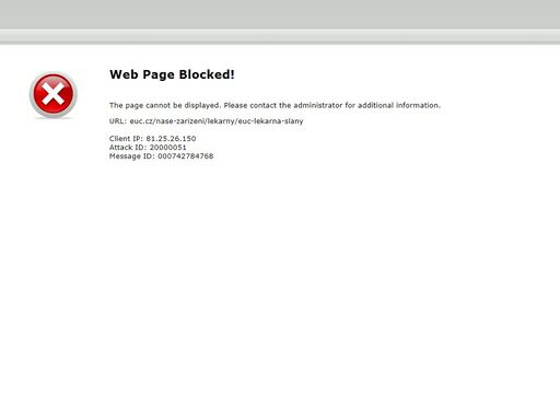 euc lékárna slaný ? kontakty, otevírací doba a kompletní informace ? vyzvednutí online objednávky
