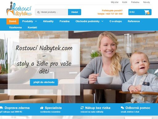 rostoucí nábytek pro děti od 6-ti měsíců i pro školáky. ? široká nabídka druhů a značek. ? perfektní ergonomie a možnosti nastavení. ? doprava zdarma.