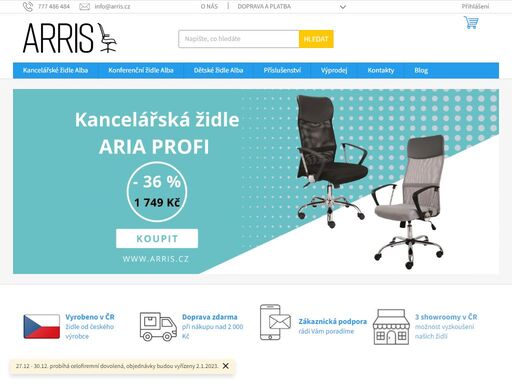 široký výběr kvalitních kancelářských židlí a křesel od českého výrobce vhodných pro vaši kancelář i domácnost.