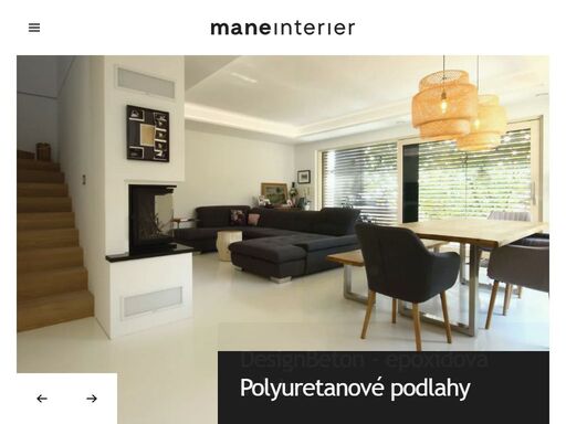 maneinterier - kamil nehéz | realizace interiérů, pandomo, designové a betonové stěrky - plzeň