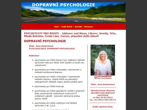 dopravní psychologie