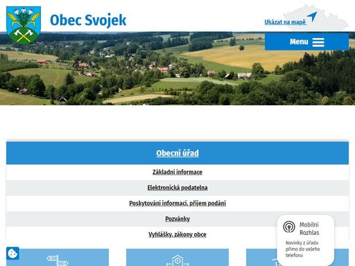 oficiální stránky obce svojek a jejího obecního úřadu. dále zde naleznete informace pro občany a turisty, a jaké jsou místní instituce.