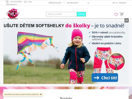 prodej krásných látek za úžasné ceny.