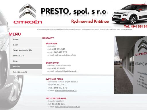 servis rychnov nad kněžnou, citroën rychnov nad kněžnou, auoservis citroën, servis citroën, citrën,
auto citroën, firmy rychnov nad kněžnou, presto rychnov nad kněžnou, citroën c1, citroën c2, citroën c3, citroën c4, citroën grand c4 picasso,
citroën c-crosser,citroën berlingo, citroën jumpy, citroën jumper, citroën nemo, citroën c5, citroën c6, citroën c8, citroën xsara picasso,
náhradní díly citroën, autosalon citroën