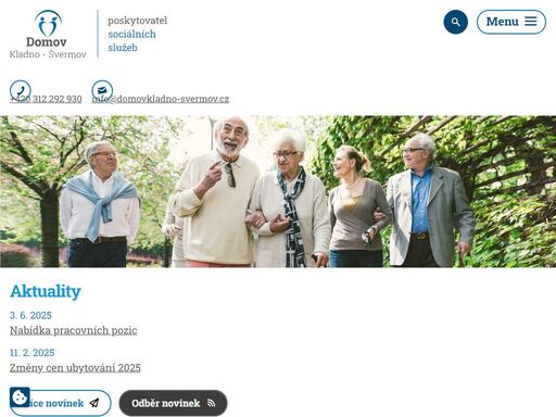 posláním domova je dopomoci seniorům, kteří jsou z důvodu svého stáří a zdravotního stavu odkázání na pomoc druhé osoby, žít běžný život podle jejich možností.