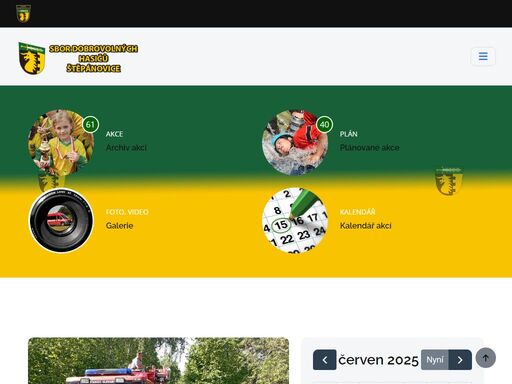 oficiální web sboru dobrovolných hasičů štěpánovice. informace o akcích, plánech a dalších aktivitách hasičského sboru.