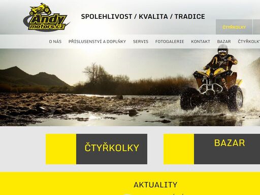 čtyřkolky andy motors - prodej čtyřkolek, quad, atv, atd. parametrické porovnávání čtyřkolek. nové i použité čtyřkolky (4kolky)