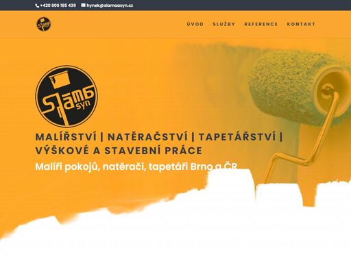 malířství | natěračství | tapetářství | výškové a stavební práce, blansko, boskovice, brno, kuřim, adamov, jedovnice, rájec-jestřebí
