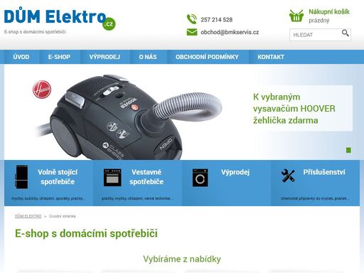 dům elektro - e-shop s domácími spotřebiči