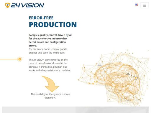 complex quality control driven by ai for the automotive industry that detect errors and configuration errors. for car seats, doors, control panels, engines and even the whole cars.