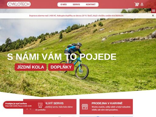 jsme specialisté na jízdní kola a koloběžky v karviné.