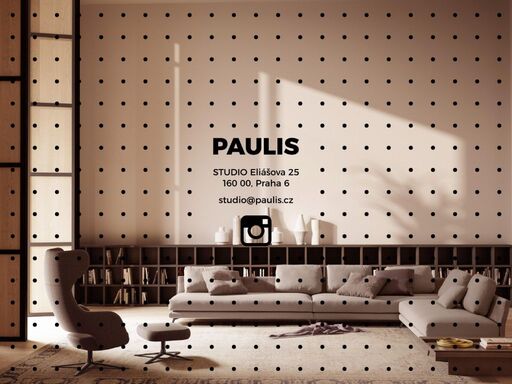 paulis studio - projekty a realizace interiéru, eliášova 25, 160 00 praha 6