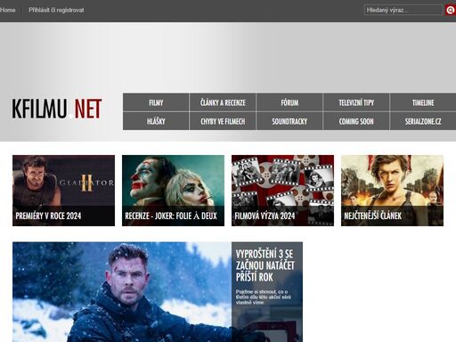 jediný filmový portál, který ke svému životu budete kdy potřebovat. novinky, recenze, filmové chyby, soundtracky a mnoho dalšího.