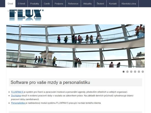 flux - software pro mzdy, personalistiku, docházku, ekonomické systémy, ...
