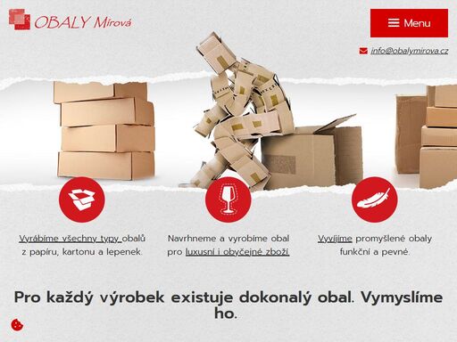 vyvíjíme a vyrábíme obaly na míru, kartonové krabice, obaly na luxusní zboží. obaly tvoříme už 25 let. záleží nám na designu i vlastnostech. zjistěte více. 