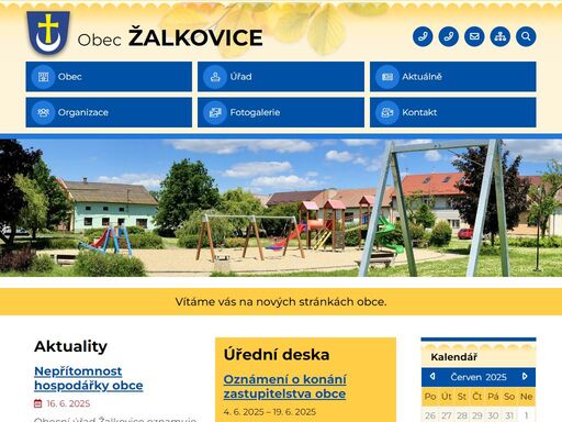 oficiální stránky obce