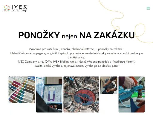 český výrobce ponožek. ponožky na zakázku pro firmy, značky, obchodníky, marketéry, řetězce … 30 let na trhu.