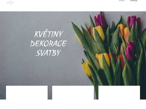 nabízíme květiny, dekorace a svatební výzdobu