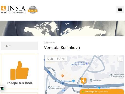 insia a.s. praha. jste makléř nebo zájemce o pojištění? kontaktujte naše specialisty nebo se na nás obraťte přes kontaktní formulář.