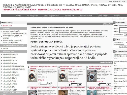záruční a pozáruční opravy,servis,prodej