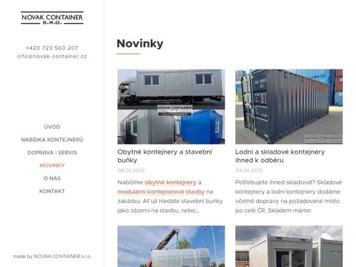 výroba a prodej kontejnerů. mnoho kontejnerů skladem. nabízíme skladové, obytné a námořní kontejnery. nakupujte u specialisty..