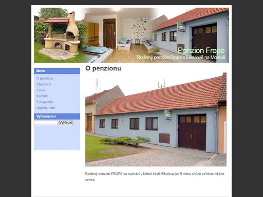 rodinný penzion frope v mikulově na moravě.
