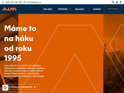jsme odborníci na zvedání s přátelským přístupem a mnohaletými zkušenostmi. nabízíme výkonné a moderní stroje na účinné zvedání těžkých břemen.