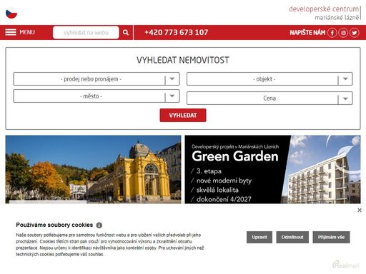 vaše realitní kancelář v mariánských lázních! prodej nemovitostí, komerční i rezidenční pronájmy, správa nemovitostí a další realitní služby nabídka nemovitostí.
