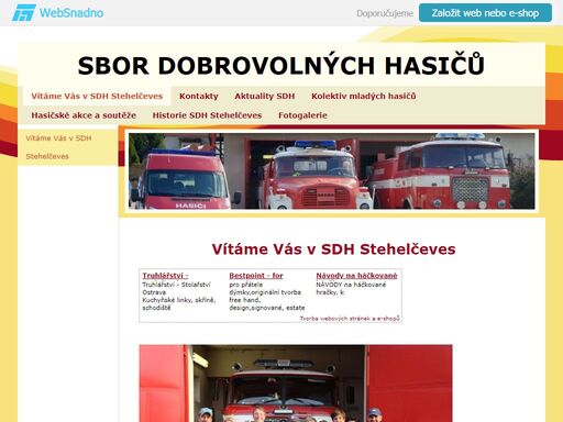 sbor dobrovolných hasičů stehelčeves