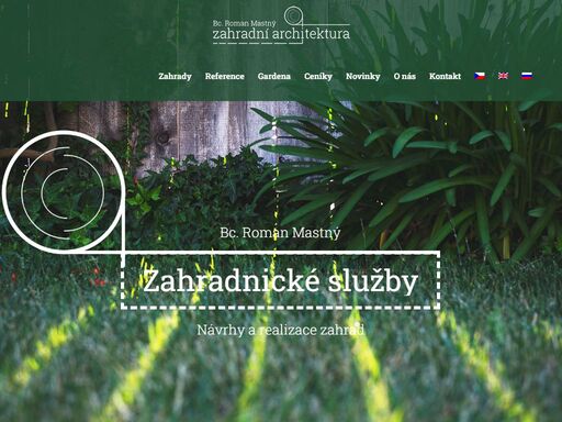 návrhy a realizace zahrad a závlahových systémů, vizualizace 3d, údržba, realizace zahradnických úprav na klíč, poradenství, ateliér římská 21, praha 2.