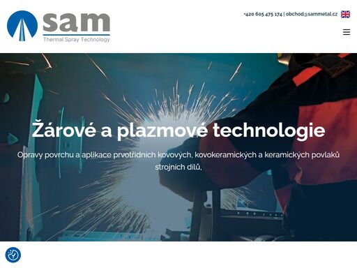 žárové a plazmové technologie pro opravy povrchu a aplikace prvotřídních kovových, kovokeramických a keramických povlaků strojních dílů,