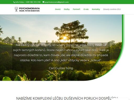 psychiatrická klinika v prostějově, sídlící v prostějovské nemocnici. mudr. peter bobovník