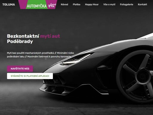 bezkontaktní mytí,myčka,myčka aut,poděbrady,