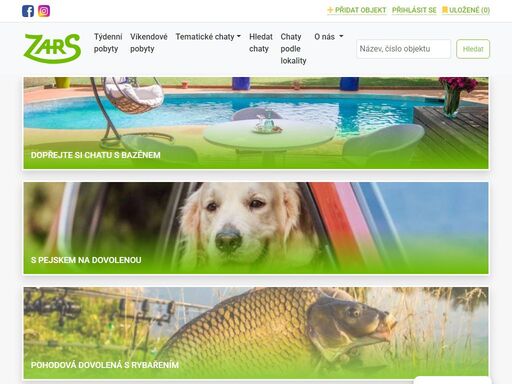 na našem portále najdete chalupy a chaty k pronájmu po celé čr i na slovensku. k dispozici máme chaty u vody, chaty pro rodiny s dětmi a další. ??