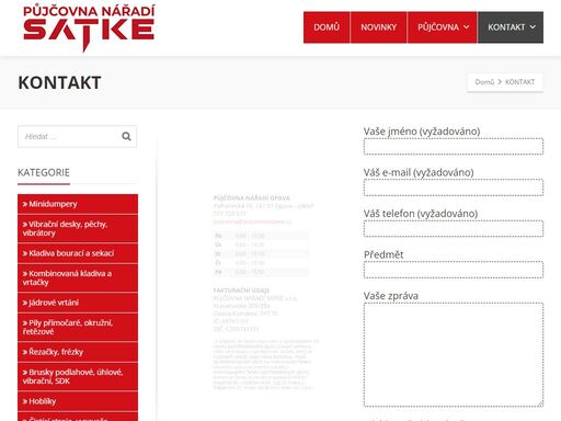 www.pujcovnaopava.cz/kontakt