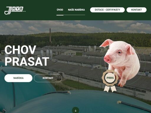 společnost jhyb s.r.o. se zabývá chovem prasat. dále provozuje poradenskou činnost v oblasti výživy, reprodukce a zdraví prasat.