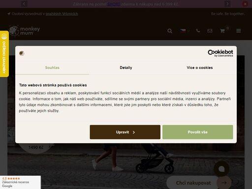 monkey mum. místo, kde nakoupíte kvalitní produkty pro společné a bezpečné chvilky s vašimi dětmi.